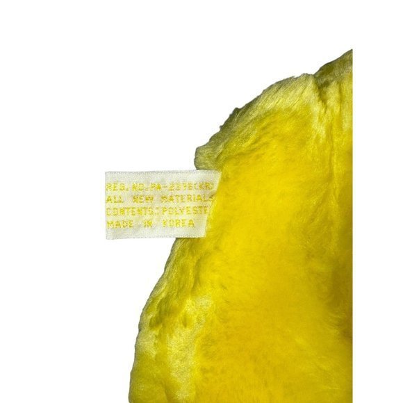 Kodak Kolorkins Shutter Plush Stuffed Animal Yellow Advertising Vintage 1980s 9" - Picture 3 of 6
